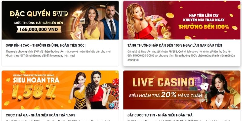 Hoàn Trả Hằng Ngày - Ưu Đãi Vàng Giúp Người Chơi Giảm Rủi Ro